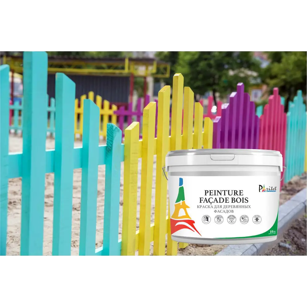 Краска для деревянных фасадов Paritet матовая цвет белый база A 2.5 л STLM-2199248 - Вид №5