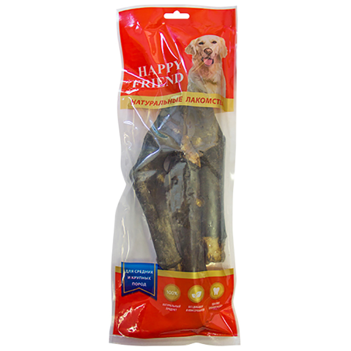 ПР0048369 Лакомство для собак Ноги бараньи HAPPY FRIEND 