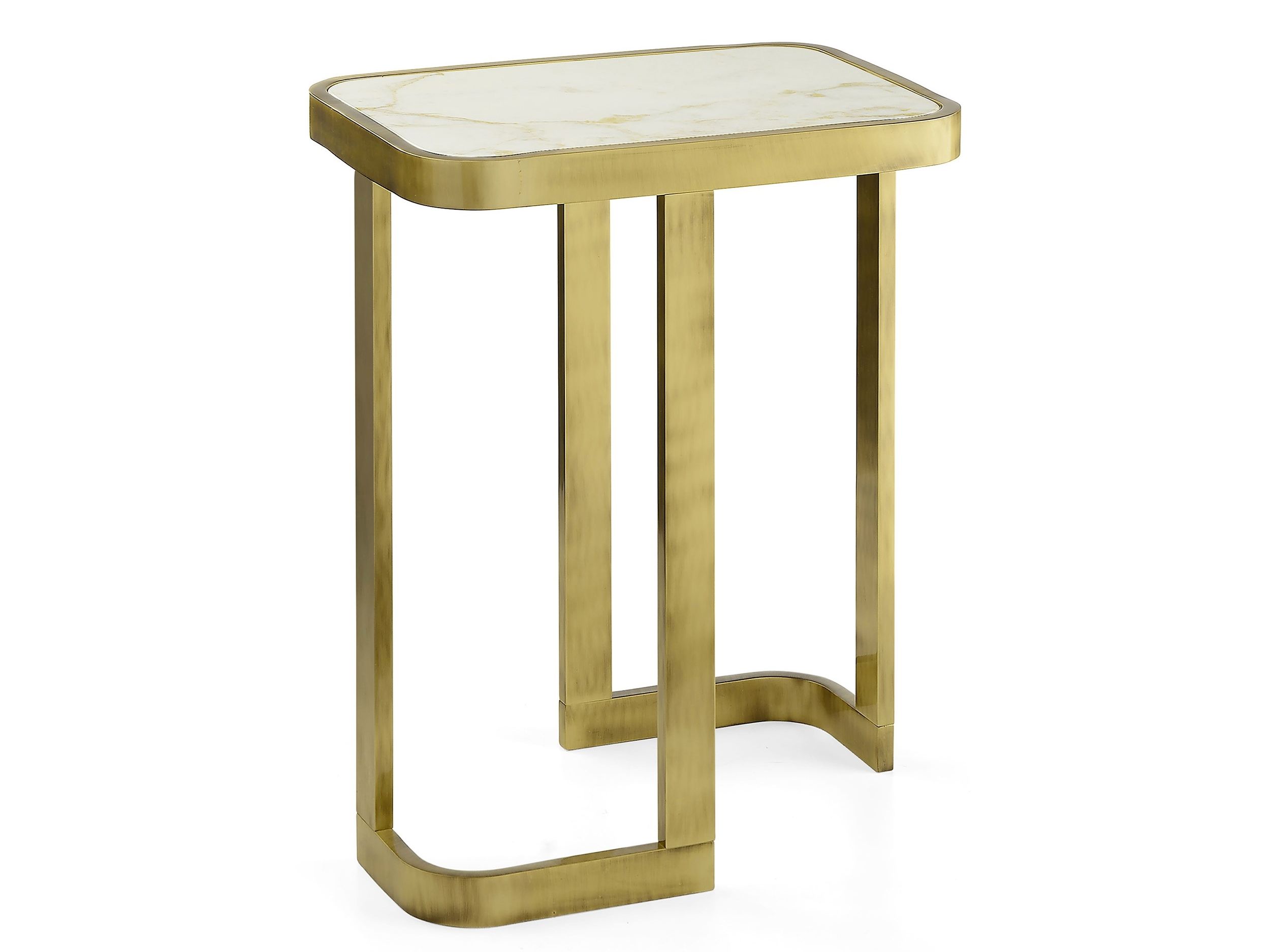 Мраморный прямоугольный низкий журнальный столик MARIONI Жан ARCH-00060120