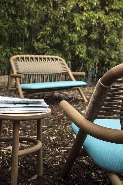 Very Wood Круглый садовый столик iroko Unam out sun-id-1417867 - Вид №1