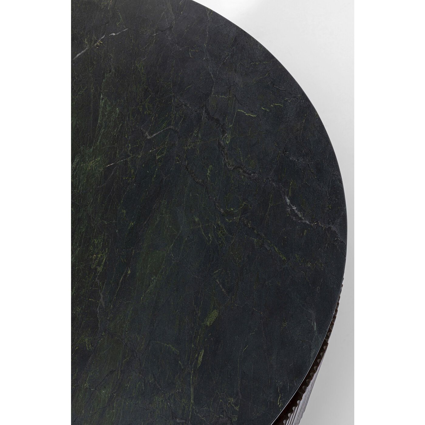 Круглый деревянный журнальный столик с мраморной столешницей KARE Design Catalina ARCH-00086949 - Вид №1