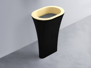 AMLA65-CN+AMPILO-CM+AMCOLO-N Раковина Amedeo Ovale отдельностоящая cielo Enjoy + Amedeo