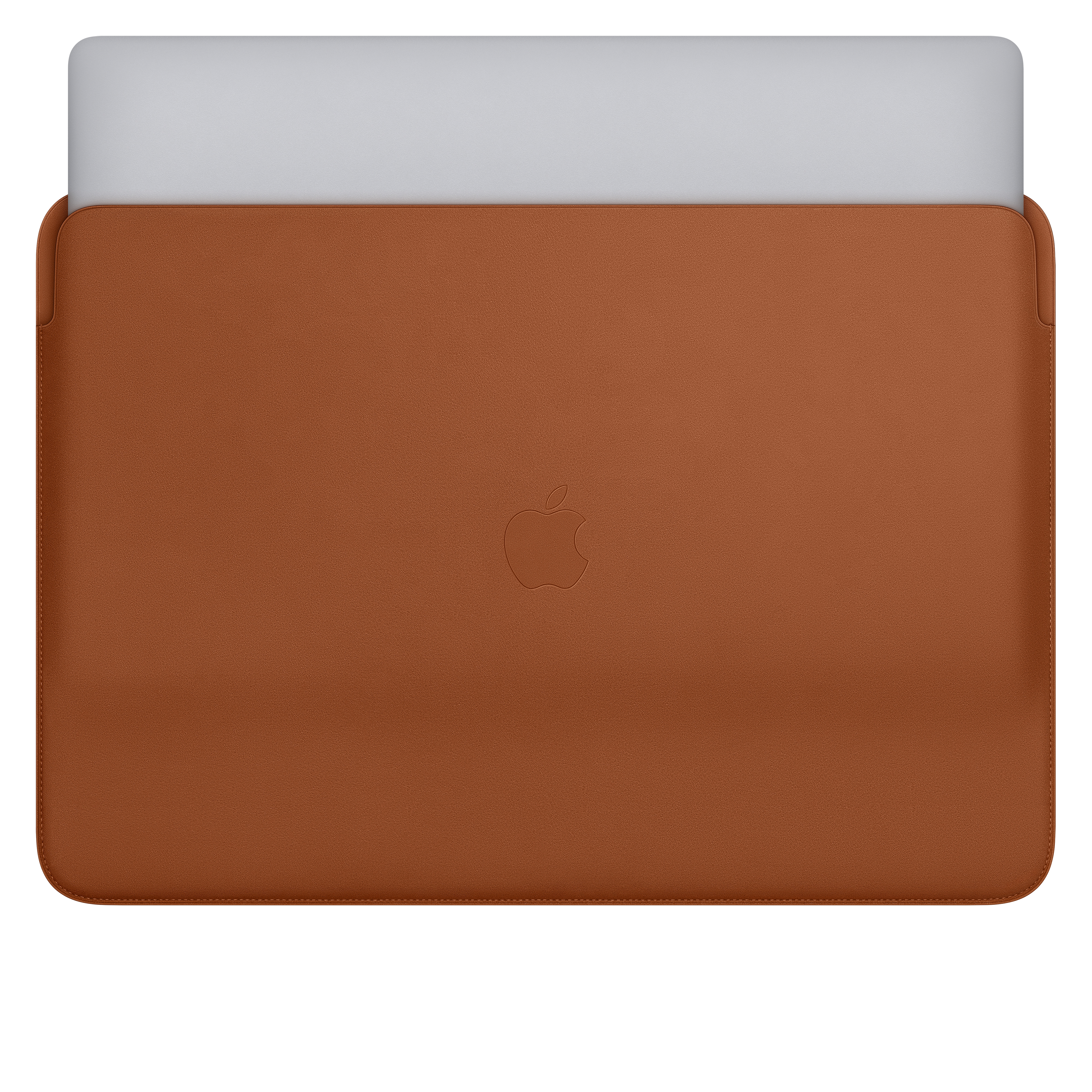 MWV92ZM/A Leather sleeve for 16-inch macbook pro – saddle brown Apple Santreyd  - Вид №3