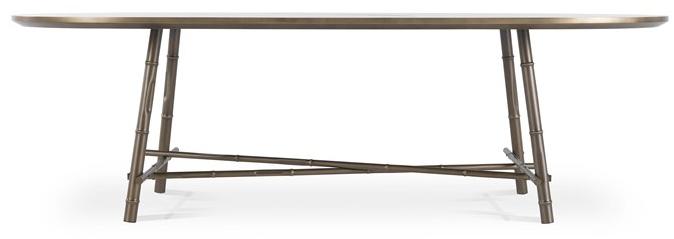 ETRO Home Interiors Овальный стол для гостиной из мрамора эрамоза  E.dal.124.a  - Вид №1