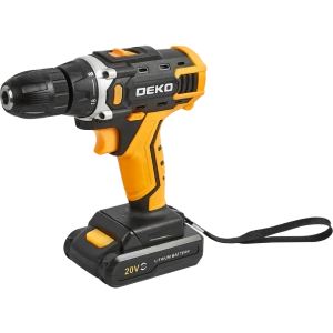 Дрель-шуруповерт аккумуляторная Deko DKCD20FU-LI, 20 В Li-ion 1x1.5 Ач 88035735 STLM-2110260