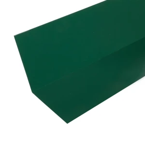 Планка примыкания верхняя 2 м RAL 6005 зелёный