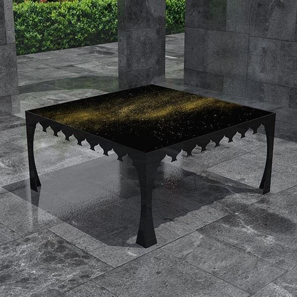 Квадратный обеденный стол из закаленного стекла Le mille e una notte Santreyd sun-id-1453553 - Вид №1