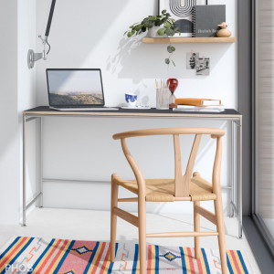 KATI-S1-140x60-L4178 Стол Карлсруэ - письменный стол со столешницей из линолеума - 140 х 60 х 75 см. PHOS