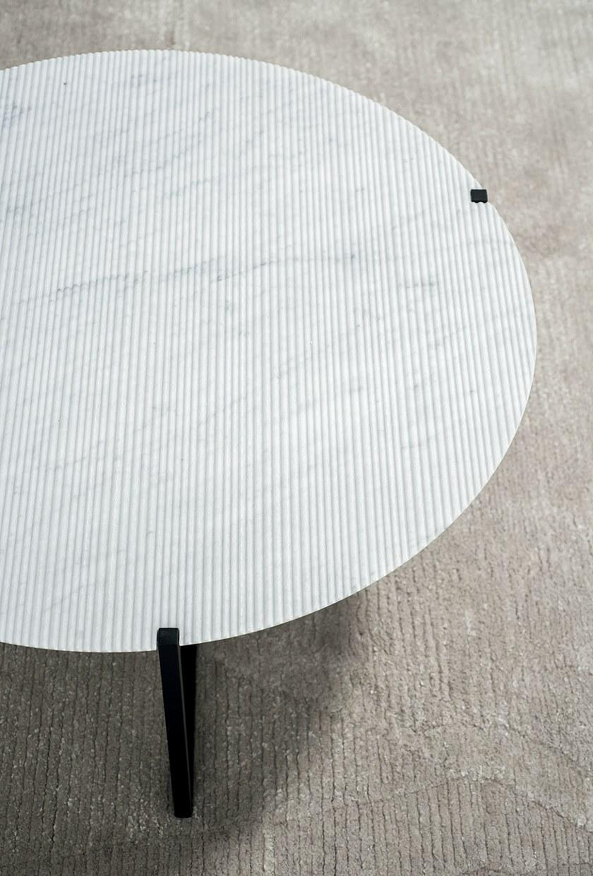 BAXTER Круглый журнальный столик из мрамора Icaro sun-id-1498549 - Вид №3