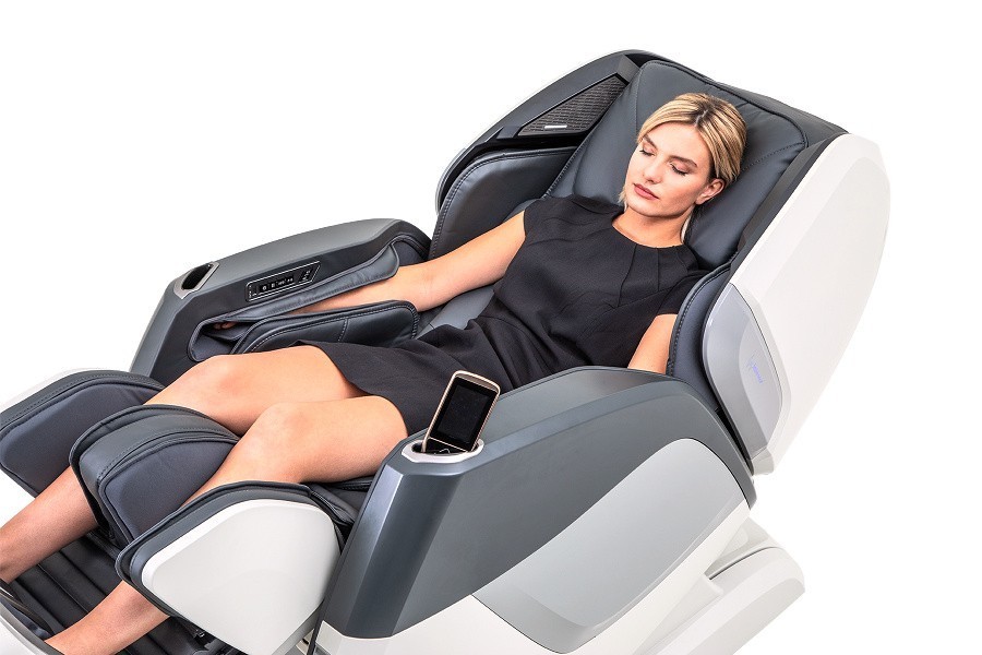 Casada Aura Массажное кресло бело-серое CASADA  - Вид №5