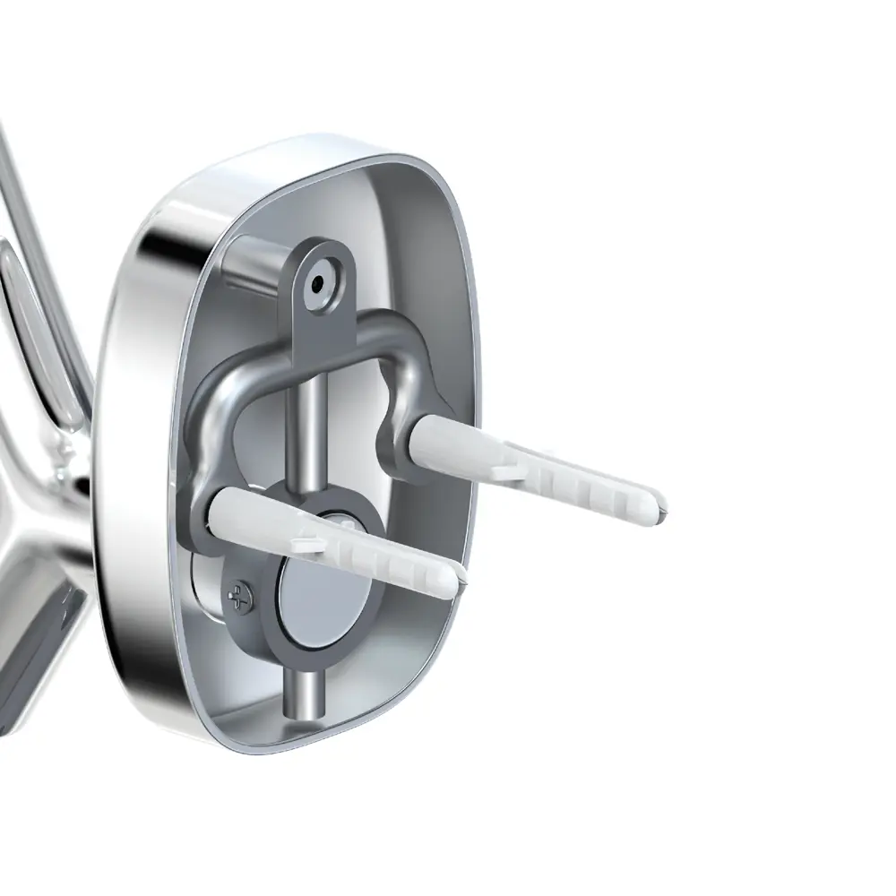 Держатель ершика для унитаза Lemer Nature стекло цвет хром/стекло STLM-2050645 - Вид №2