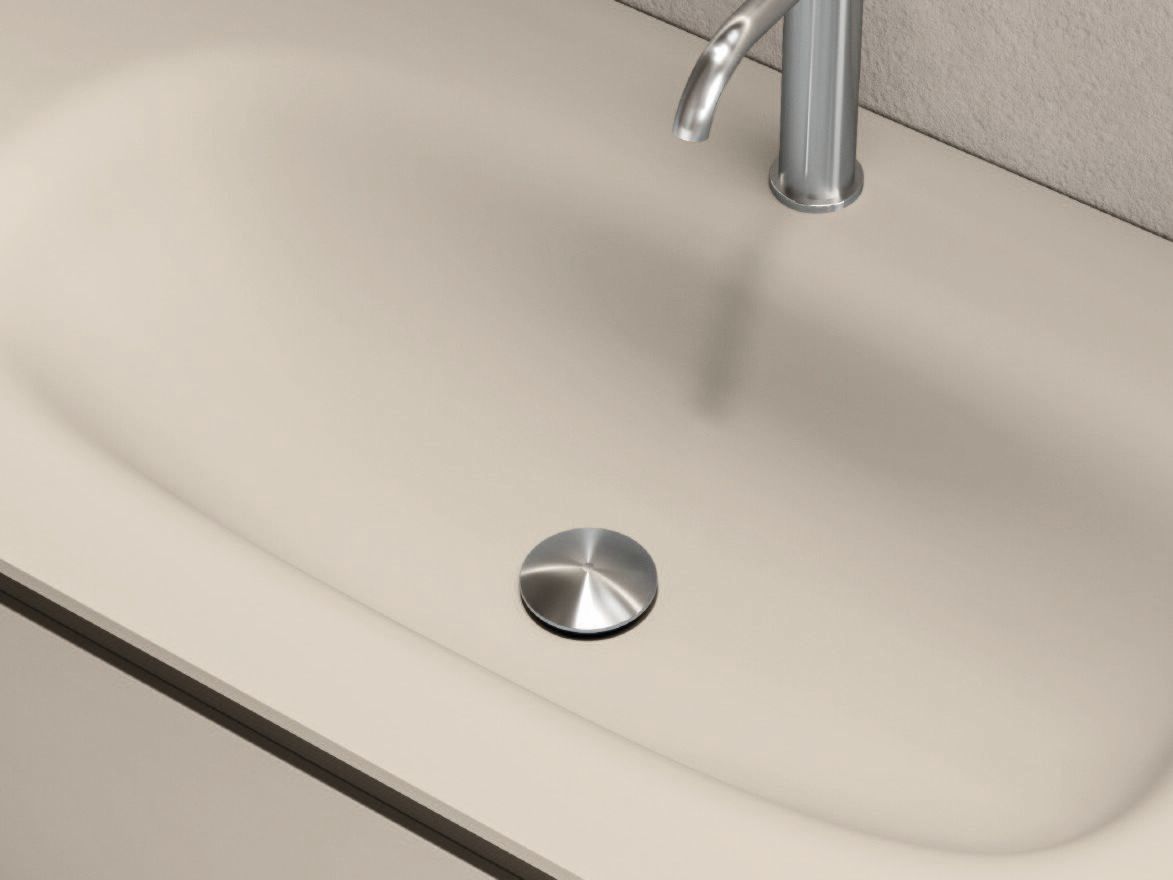 Одиночный деревянный и Milltek подвесной умывальник со встроенным умывальником Noorth синтез ARCH-00000300 - Вид №1