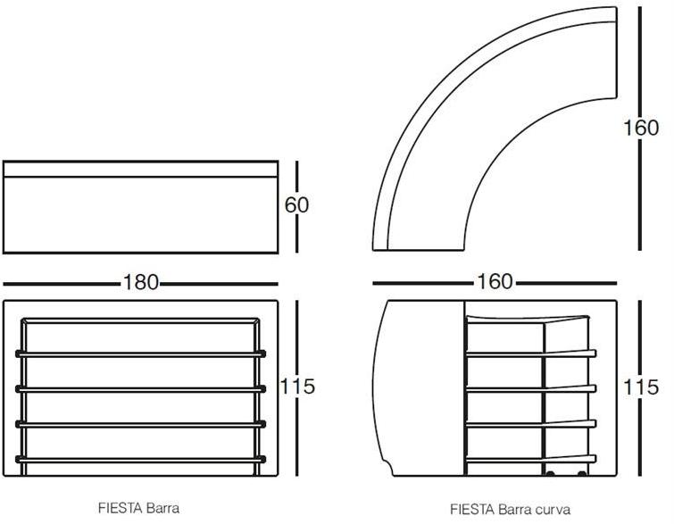 VONDOM Барная стойка с подсветкой Fiesta sun-id-1440895 - Вид №19