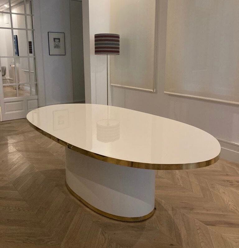 Овальный стол из ламинированного стекла Jover+Valls Antique Boutique-Malibu ARCH-00078749 - Вид №2