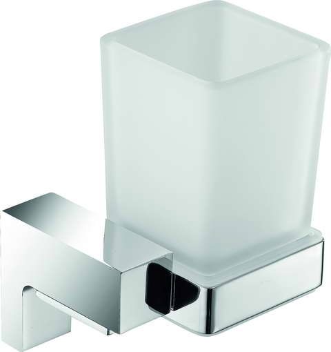 H8700/16CR Sanibano Elegance, настенный стеклянный стакан, цвет хром