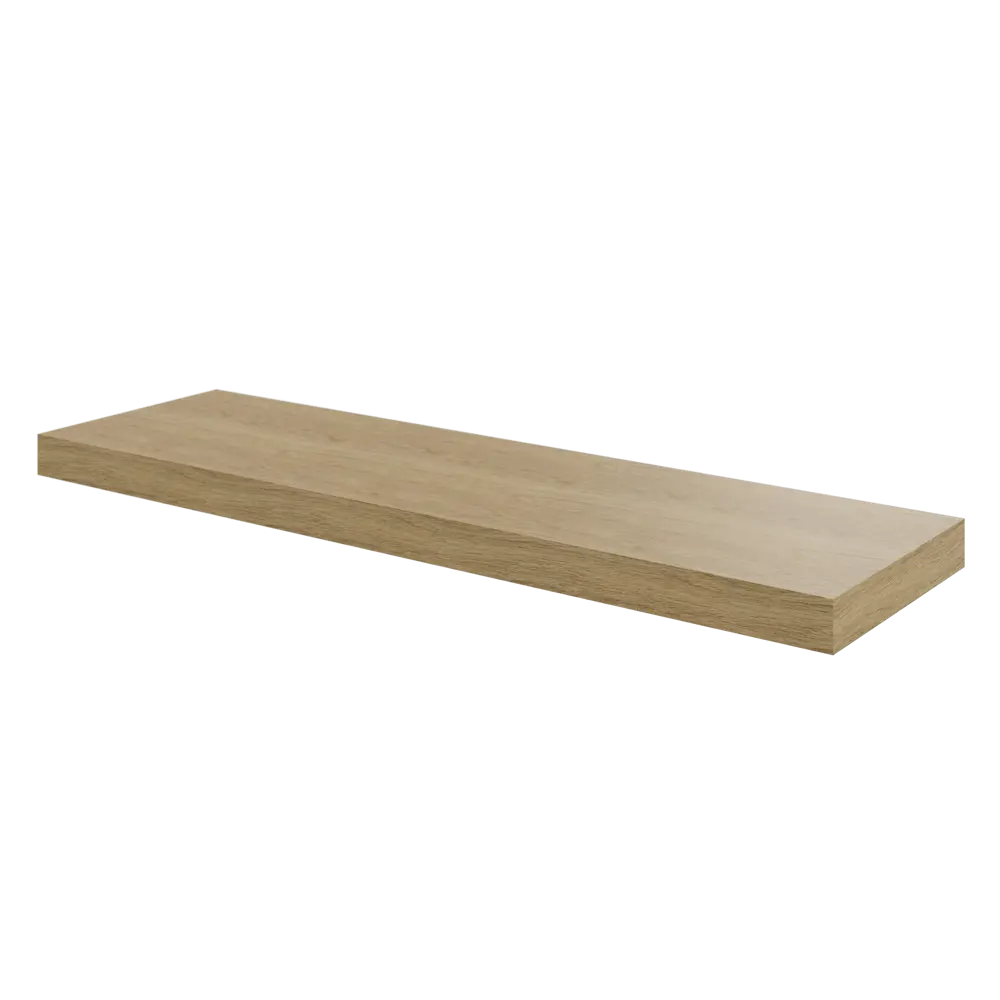 Полка настенная Spaceo Oak 80x23.5 см МДФ цвет дуб STLM-2072989 - Вид №1
