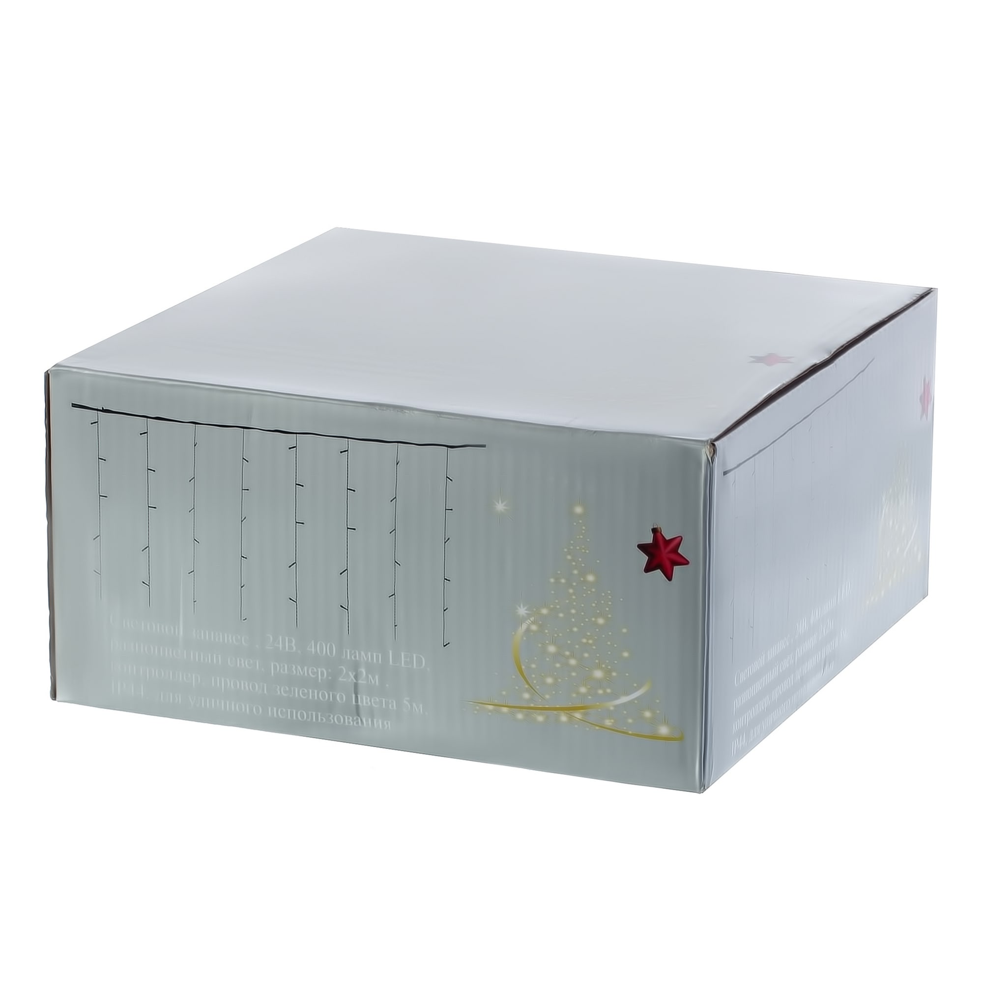 14041065 Электрогирлянда наружная «Занавес» 2 м 400 LED мультисвет Santreyd  - Вид №1