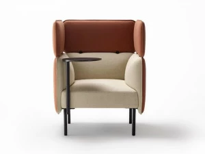 Ross Gardam Кресло из ткани с высокой спинкой Adapt