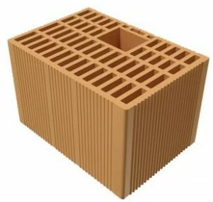 T2D Несущий кирпичный блок для армированной кладки Poroton® muratura armata 1889