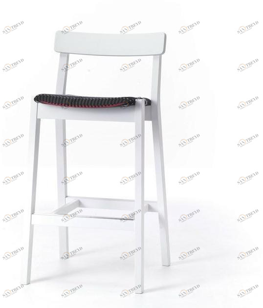 Very Wood Высокий табурет из дуба с подставкой для ног Frame sun-id-1472167