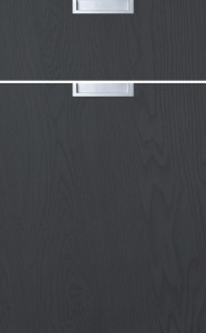 Фасады для кухни Модерн Фрезеровка «Модерн Гроссето» Ясень графит атласный №524