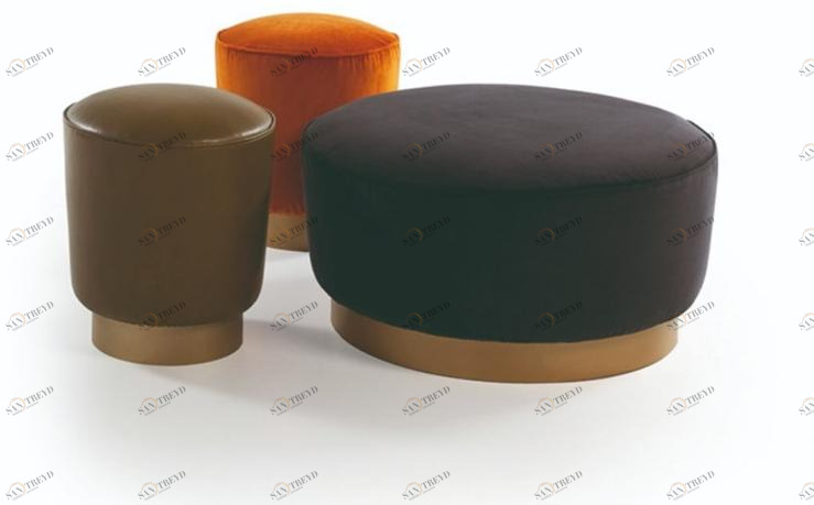 Vibieffe Пуф с обивкой из кожи или ткани sun-id-1418036