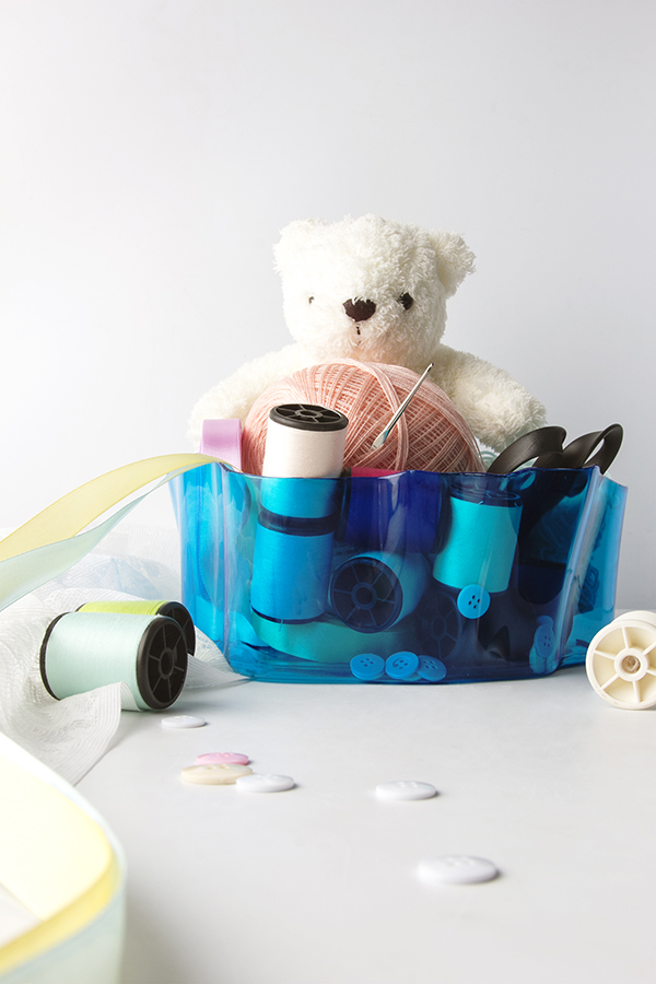 QL10164-BU Органайзер flow, маленький, голубой Qualy  - Вид №2