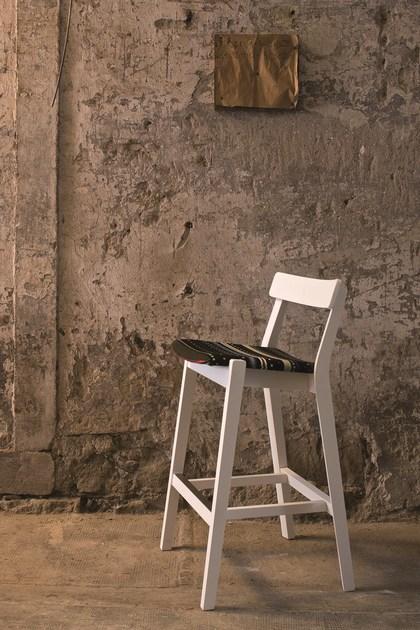 Very Wood Высокий табурет из дуба с подставкой для ног Frame sun-id-1472167 - Вид №2