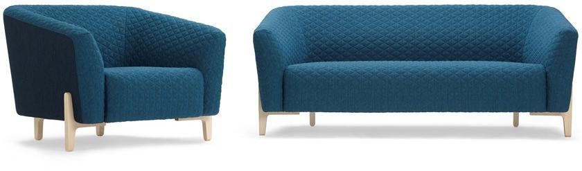 Offecct Кресло из ткани с подлокотниками Young sun-id-1399921 - Вид №5