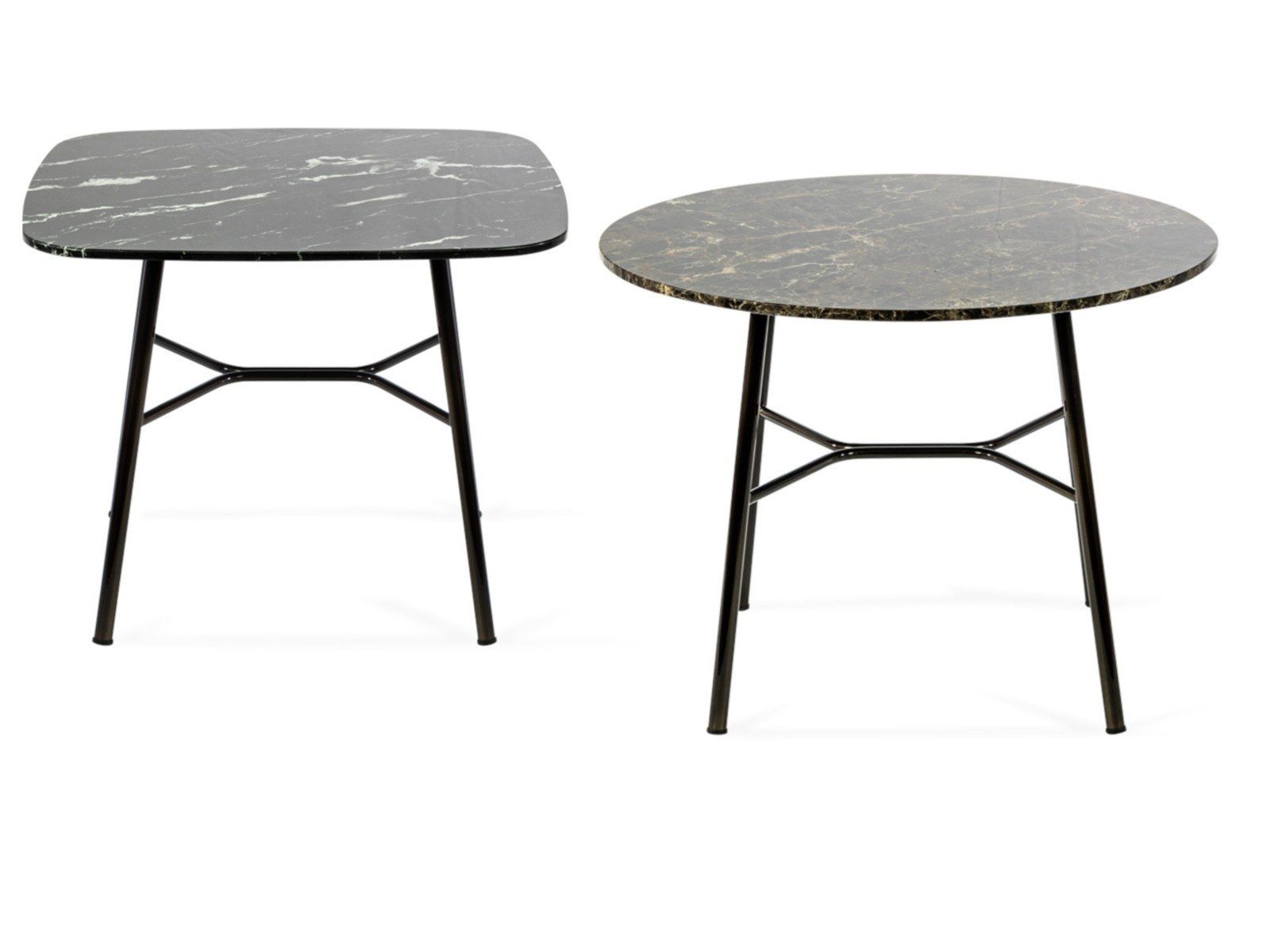 Квадратный мраморный журнальный столик TrabA' YUKI ARCH-00119709 - Вид №2