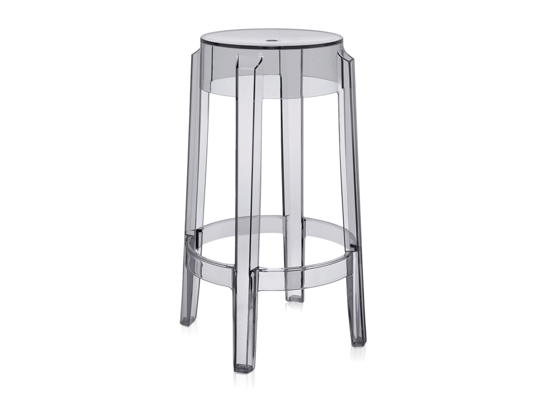 Высокий штабелируемый стул из поликарбоната с подставкой для ног Kartell CHARLES GHOST ARCH-00063123 - Вид №29