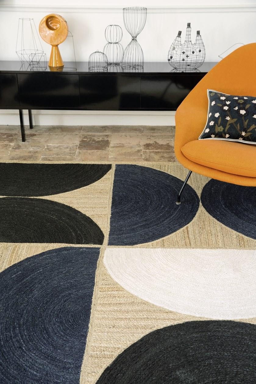 Élitis Прямоугольный коврик из джута с геометрическими мотивами sun-id-1422739 - Вид №6