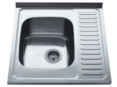 HBD6060 Кухонная мойка , сталь микродекор Haiba  - Вид №1