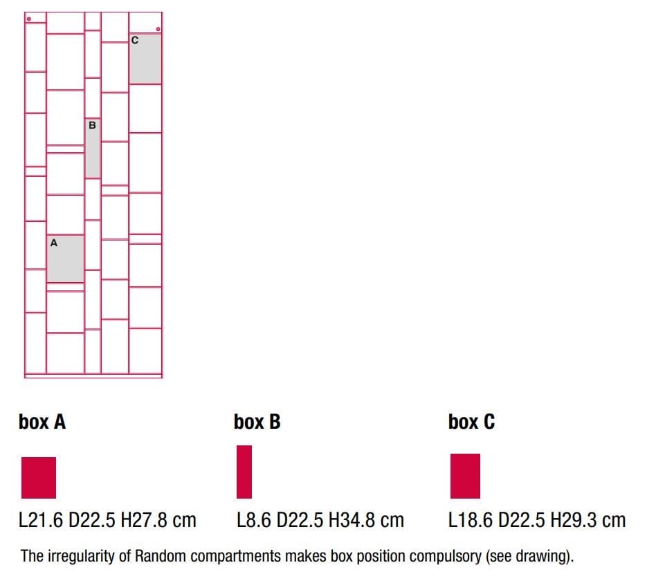 Секционная Книжная полка MDF Italia Random ARCH-00043945 - Вид №14