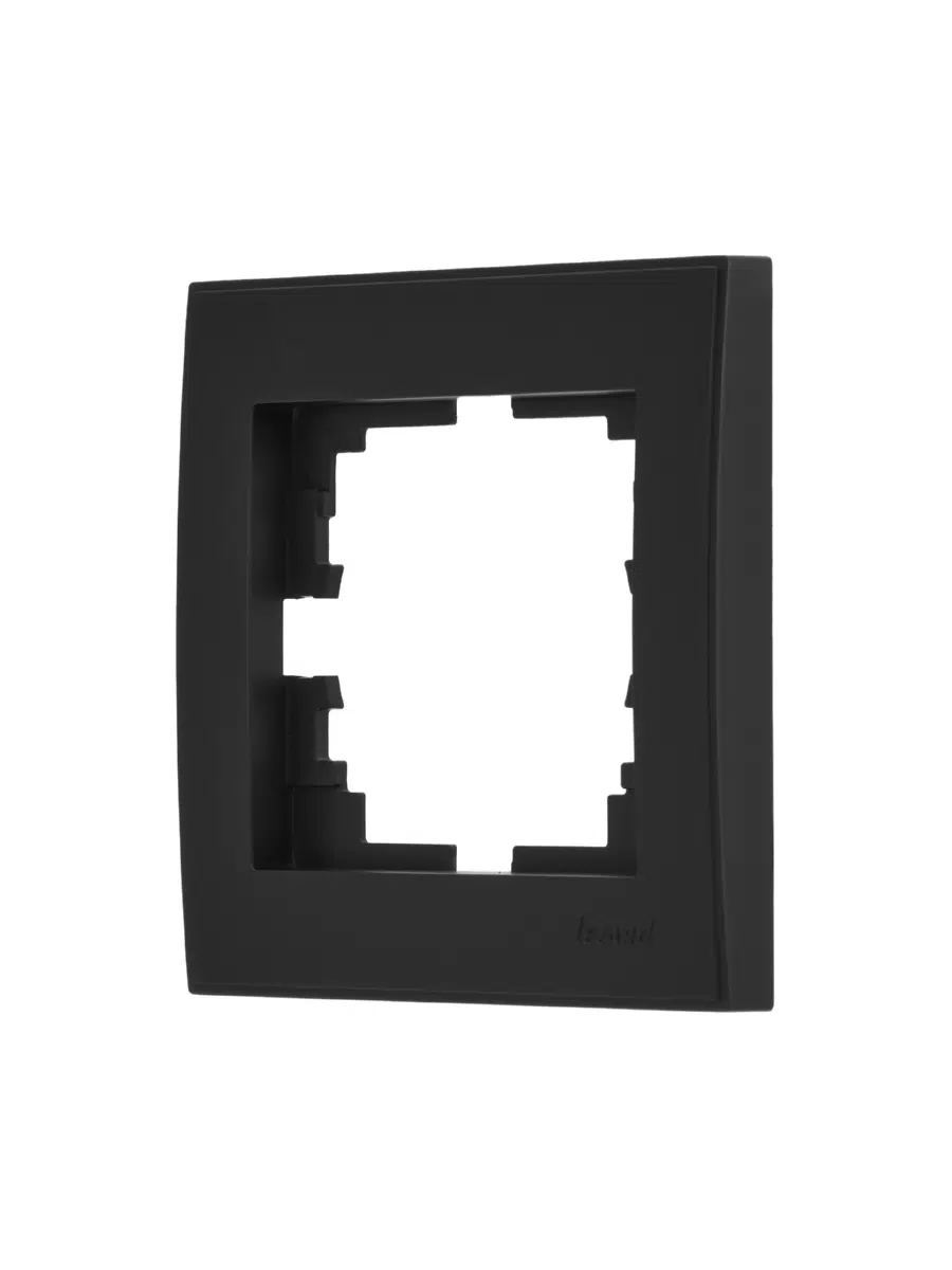 RAIN Рамка одинарная черный LEZARD 703-4242-146 - Вид №1