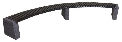 11563 ЕВРО 5 АРКА 400, скамья из бетона LAB.Space  - Вид №1