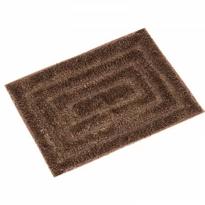 Коврик для ванной (45х65 см) коричневый