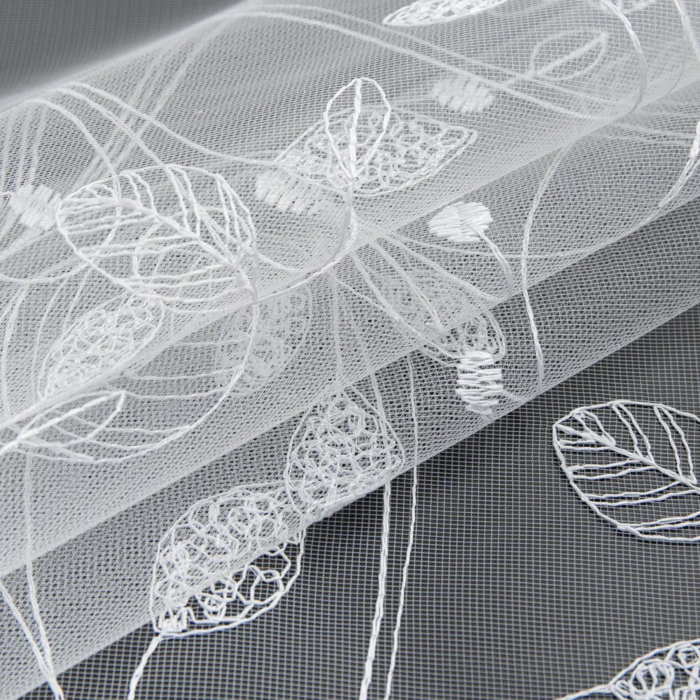 Тюль 1 м/п Весна сетка 290 см цвет белый TEX REPUBLIC STLM-2041772