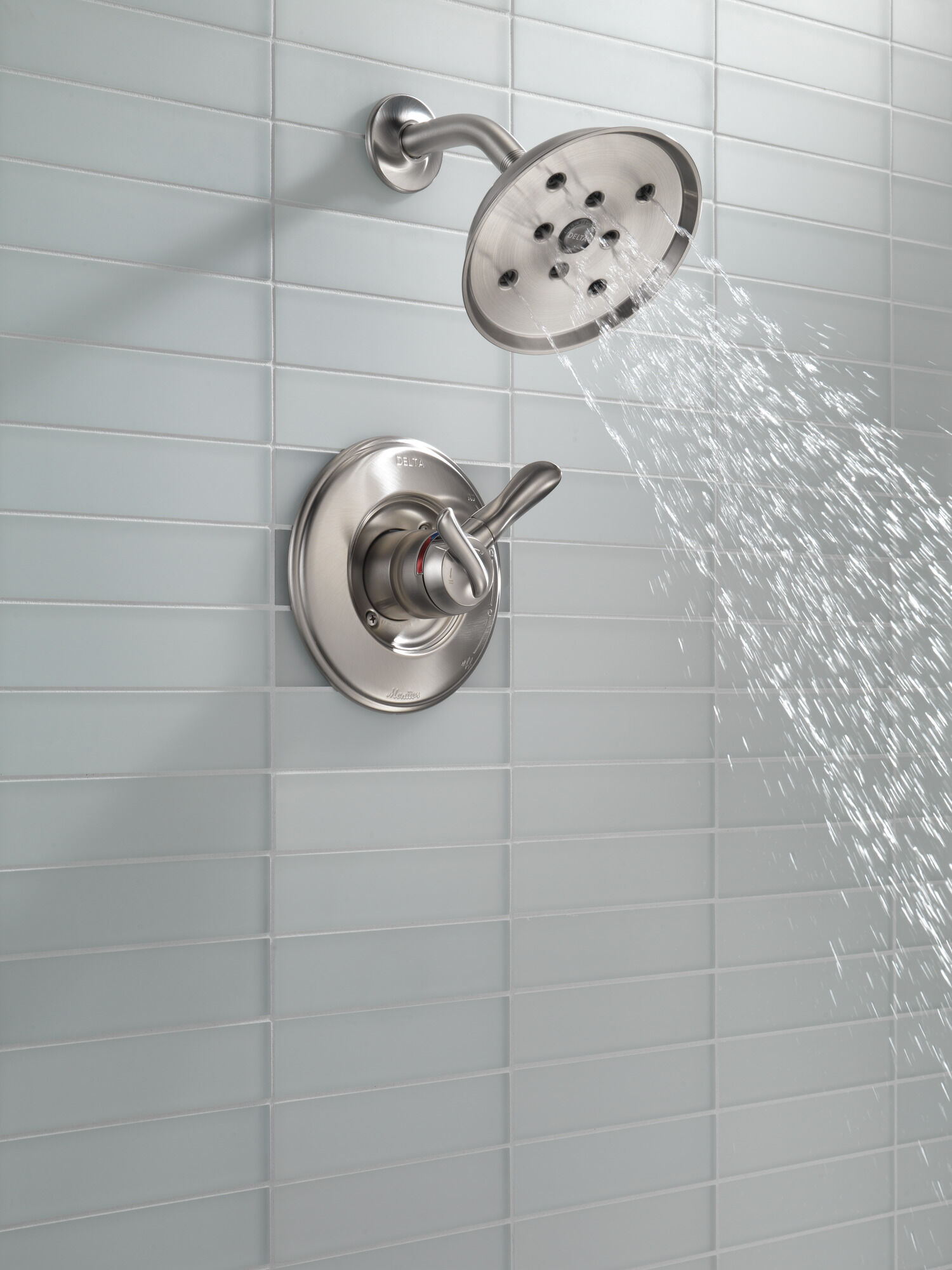 T17294-SS Накладка для душа Monitor® 17 серии H2Okinetic® Delta Faucet Linden Нержавеющая сталь  - Вид №2