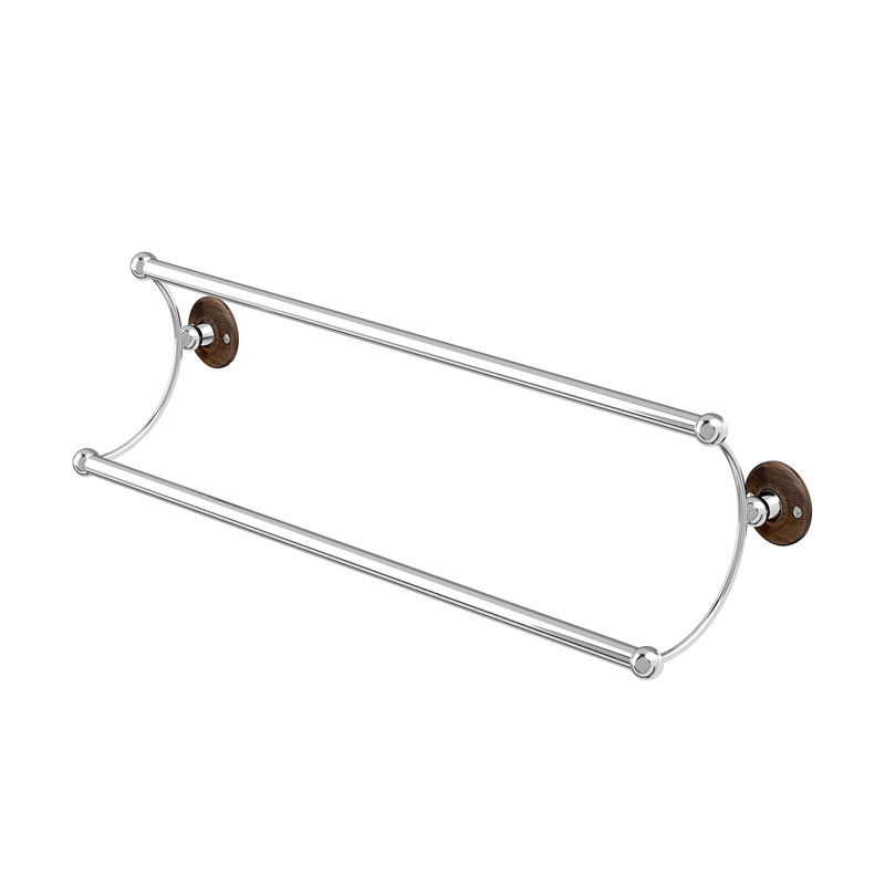 Burlington Двойная вешалка для полотенец со спинкой из орехового дерева A17 WAL 