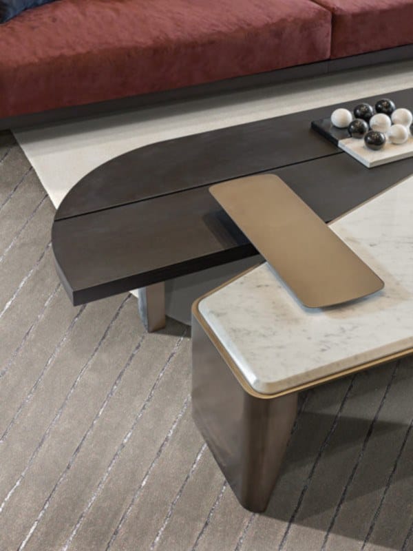 Металлический прямоугольный журнальный столик Shake парк ARCH-00120163 - Вид №1