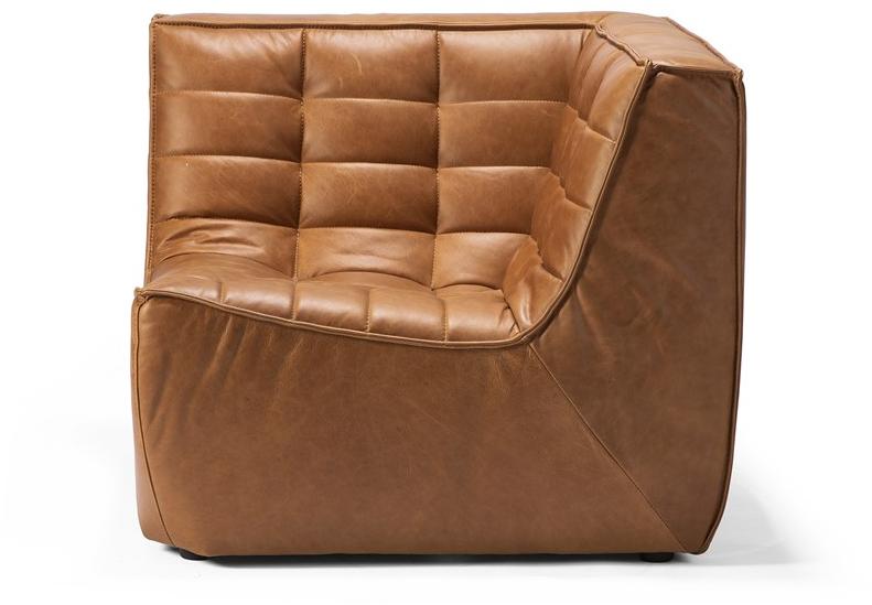 Ethnicraft Угловое кресло в коже N701 20080 - Вид №1