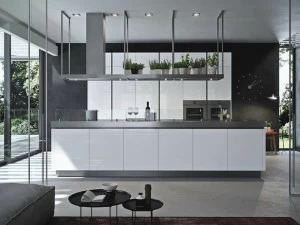 Alta Cucine Лакированная кухня с островом Sistema 22