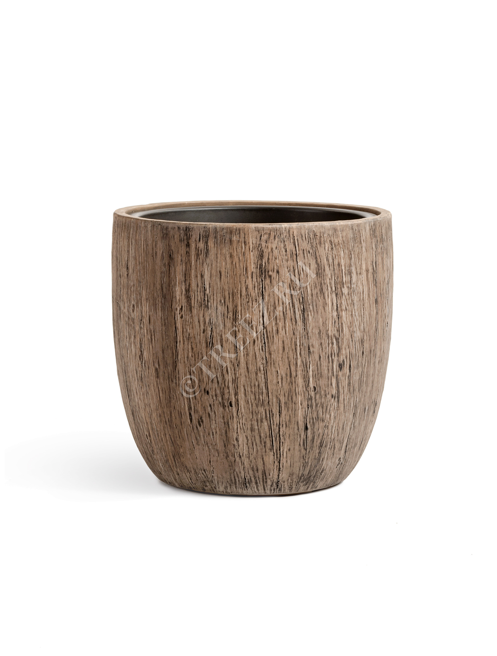 41.3317-03-012-WB-22 Кашпо  Effectory - серия Wood - Округлый конус - Светлый дуб Цветочная коллекция  - Вид №3