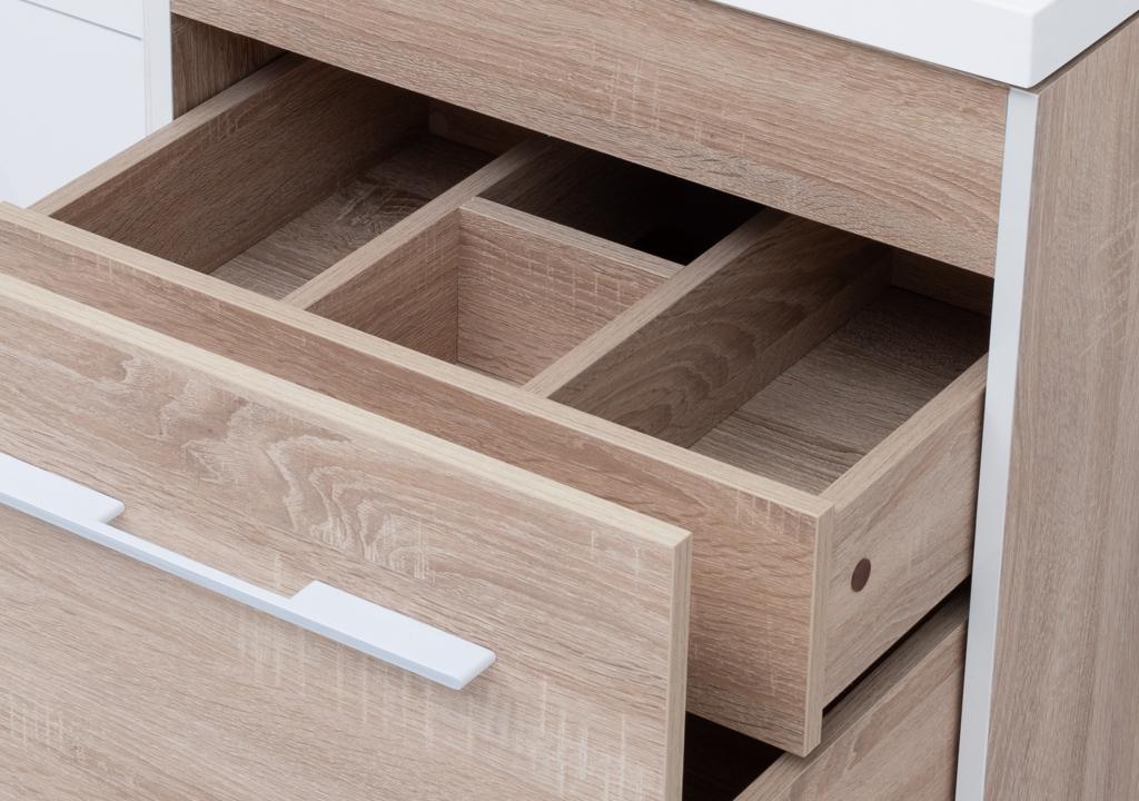 Тумба с раковиной Aquanet Августа 120 R дуб сонома 0021002700239568 - Вид №14