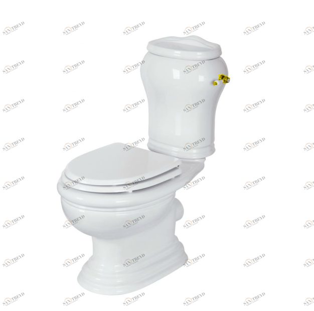 ML.MLD-25.702.D2/ML.MLD-25.708.D2/ML.OLV-29.012/ML.OLV-29.015/ML.RIC-29.040.BI.DO Компакт унитаз с бачком Золотистый Migliore  Италия 