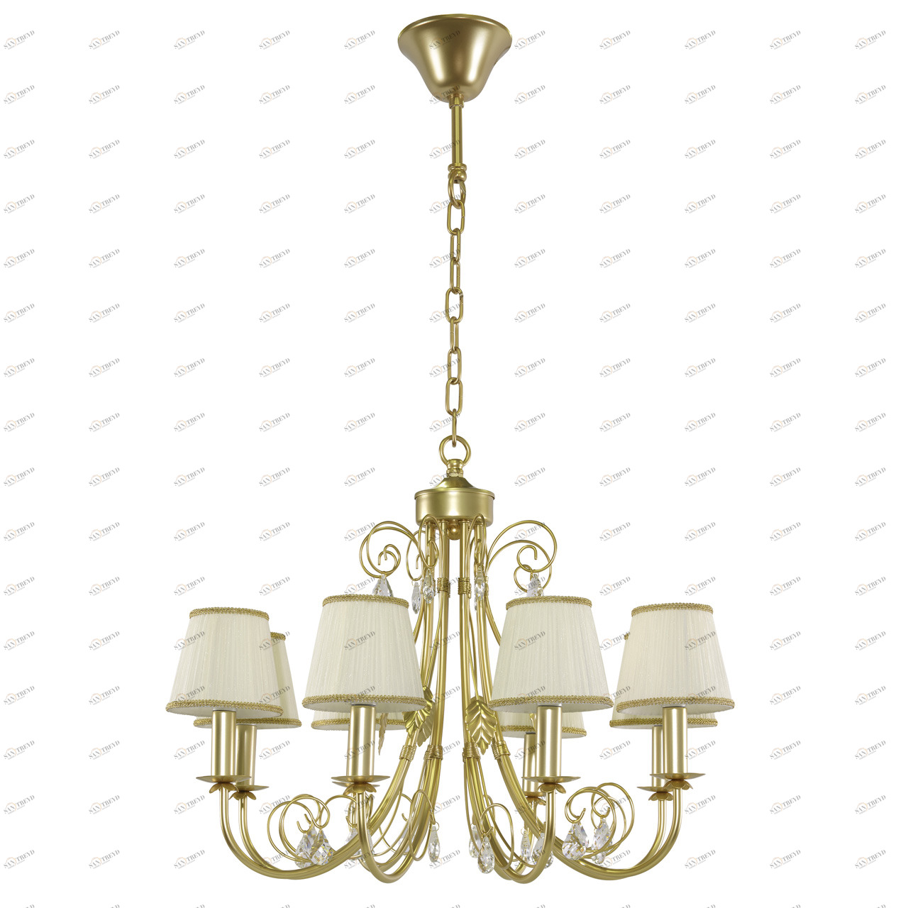 Люстра дизайнерская Input белая с золотом 781082 LIGHTSTAR ДИЗАЙНЕРСКИЕ, MODESTO 057565 Белый 