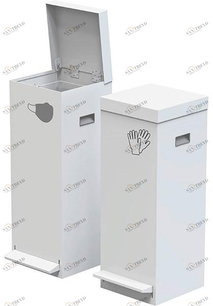 Made Design Контейнер для утюга с крышкой для раздельного сбора отходов sun-id-1509371