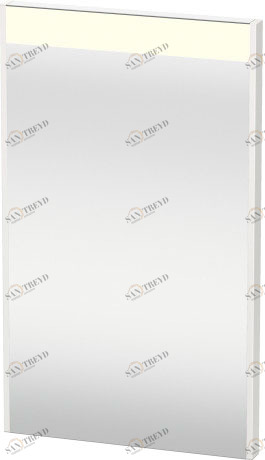 BR700002222 Зеркало с подсветкой Brioso #BR7000 420 x 45 мм Белый глянцевый декор Duravit
