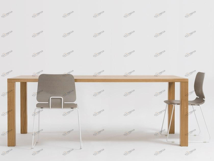 ZEITRAUM Прямоугольный обеденный стол из массива дерева Pjur sun-id-1363383